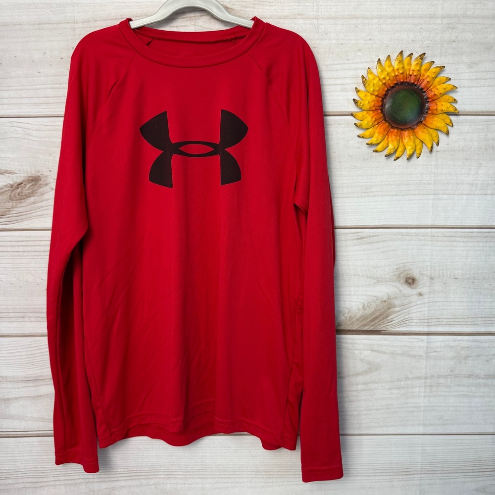 Under Armour HeatGear Long Sleeve T-Shirt Youth Large 14-16